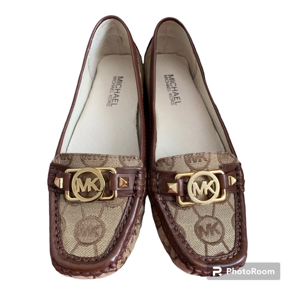 Michael Kors monogram flats